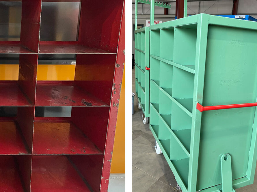 Stillage repair and refurbishment service