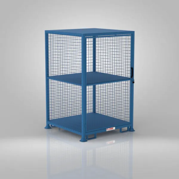 Two Tier Gas Bottle Safety Cage – 800mm Bottles