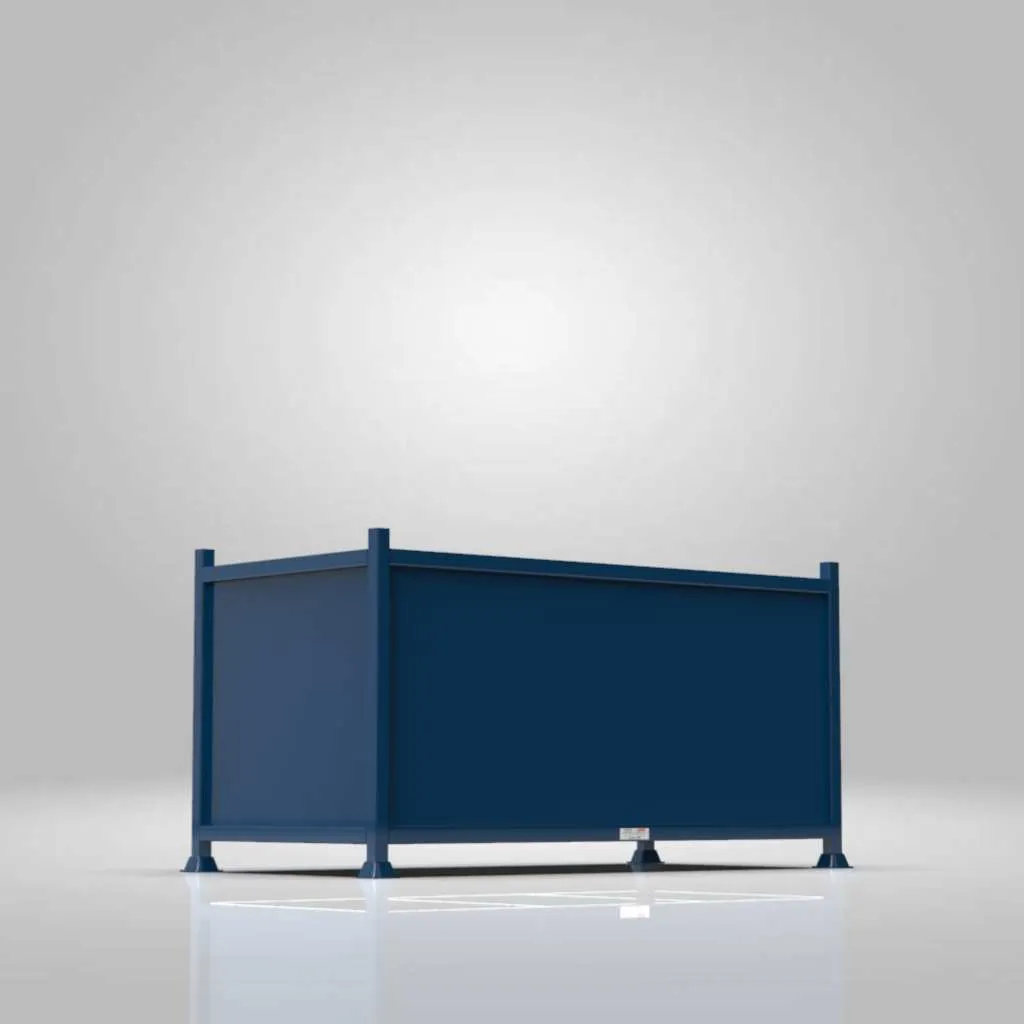 Sheeted Metal Stillage with Removable Insert Partitions view 7