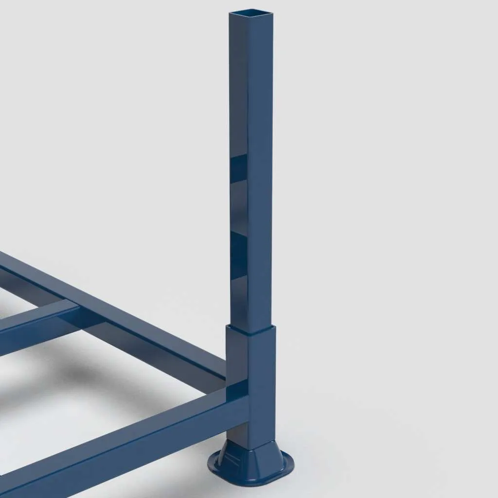 Load King Metal Post Pallet with Removable Posts Open Base view 6