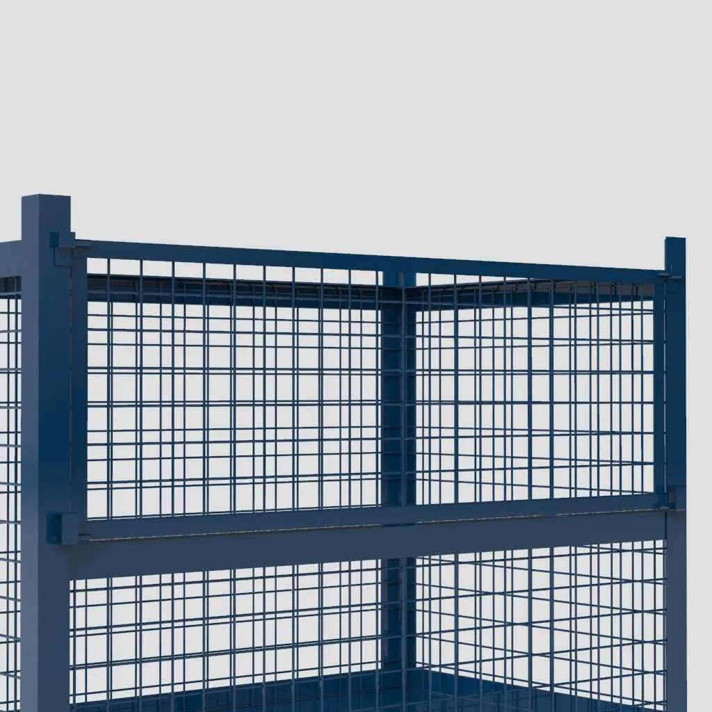 Load King Mesh Stillage with Half Drop Front view 7