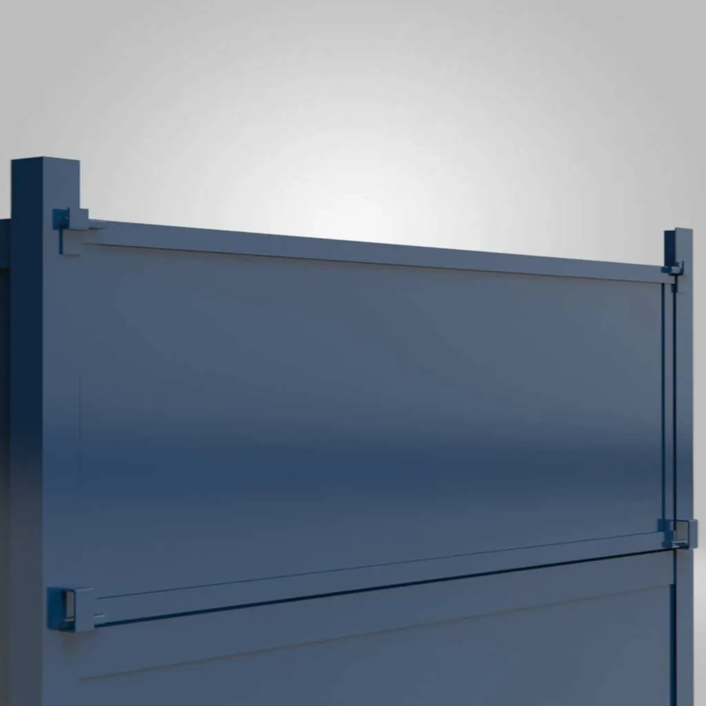 Load King Half Drop Front Sheeted Metal Stillage view 7