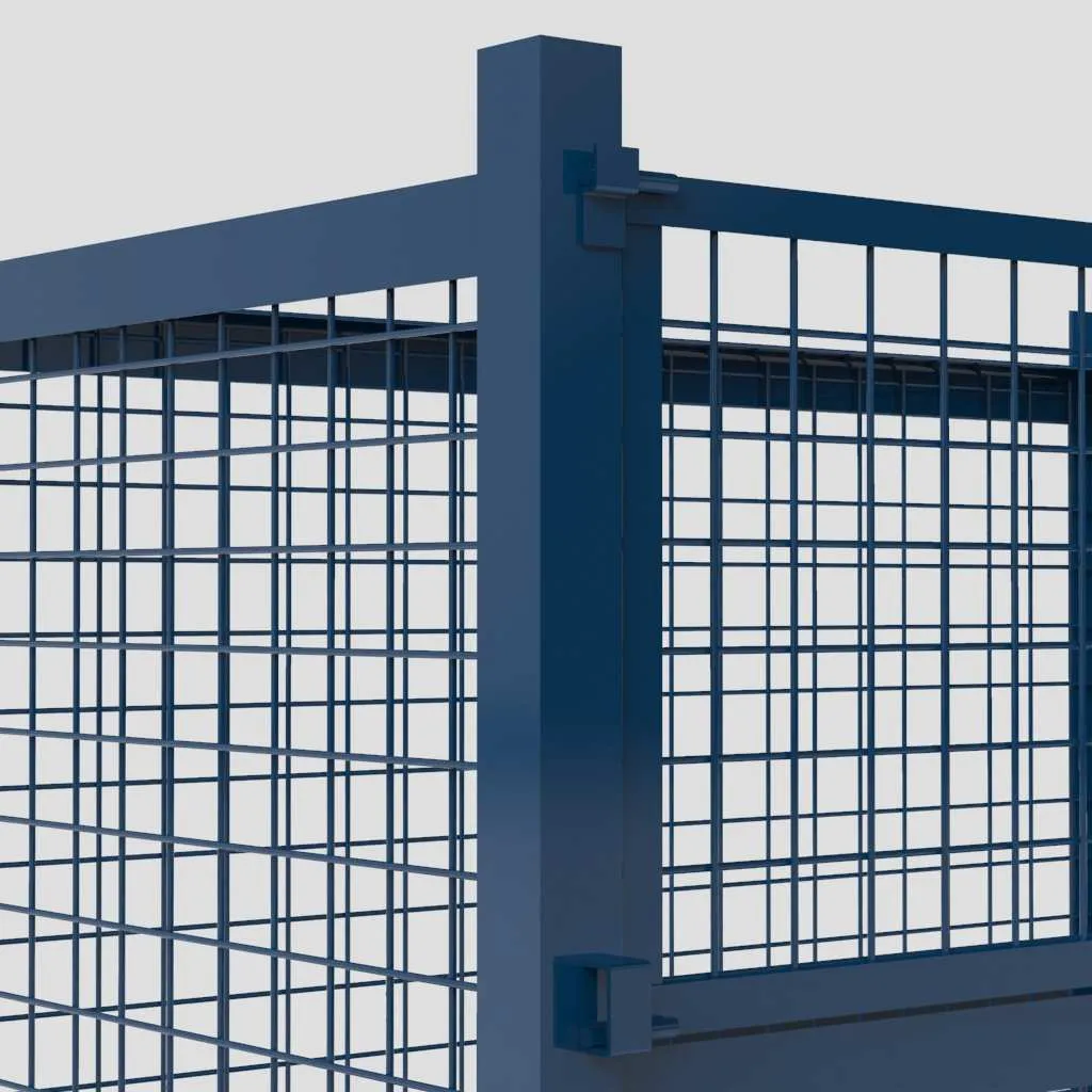 Load King Mesh Stillage with Half Drop Front view 8