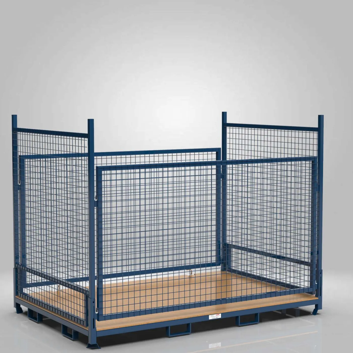 Collapsible Metal Pallet 2400 x 1600 x 1850