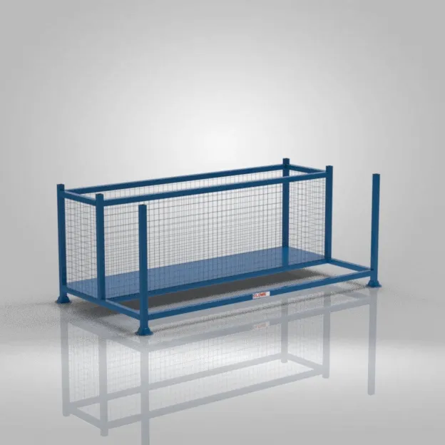 Combined Post Pallet/Storage Cage view 4