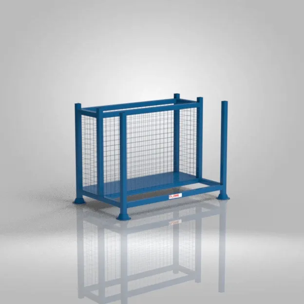Combined Post Pallet/Storage Cage view 2