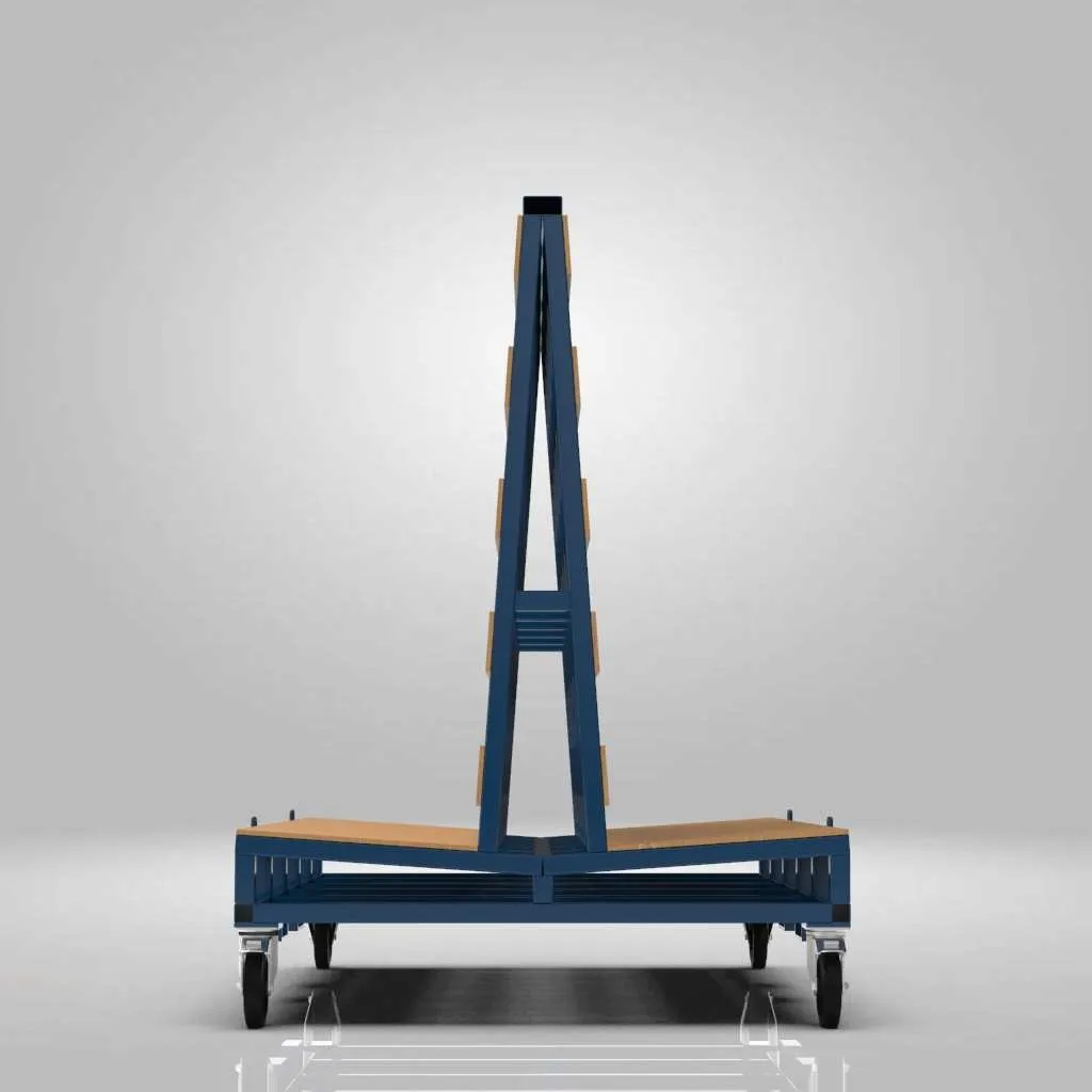 Load King A Frame Trolley with Timber Dunnage view 2