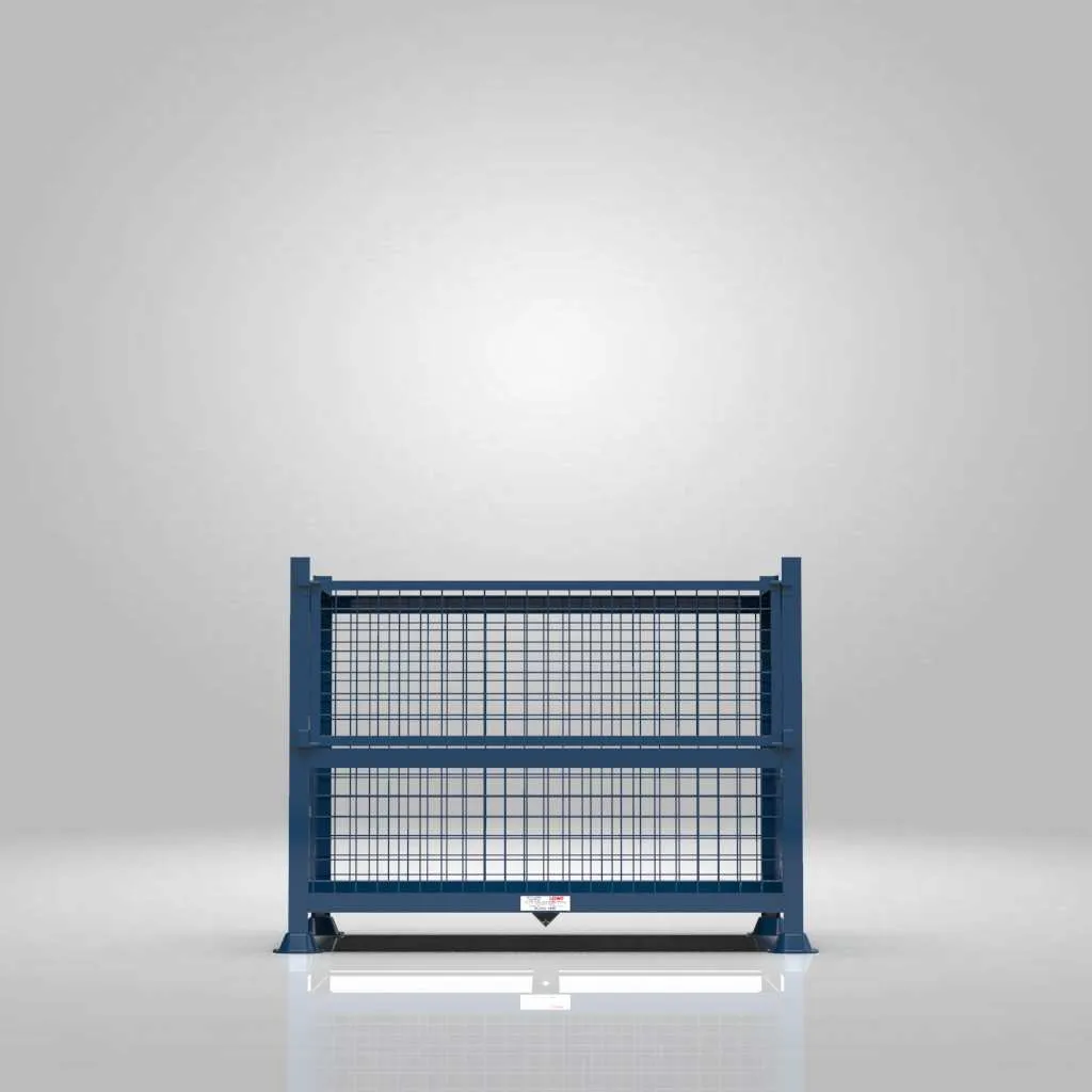Load King Mesh Stillage with Half Drop Front view 4