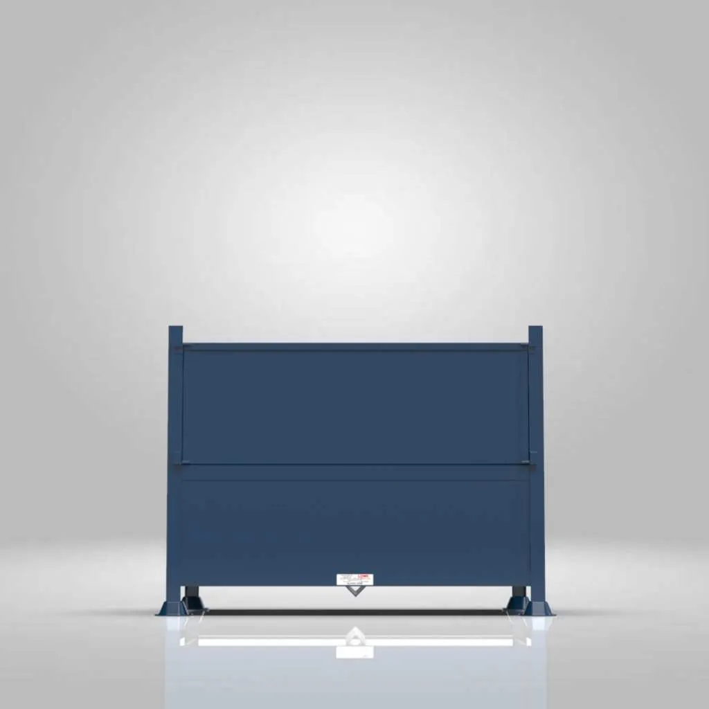 Load King Half Drop Front Sheeted Metal Stillage view 4
