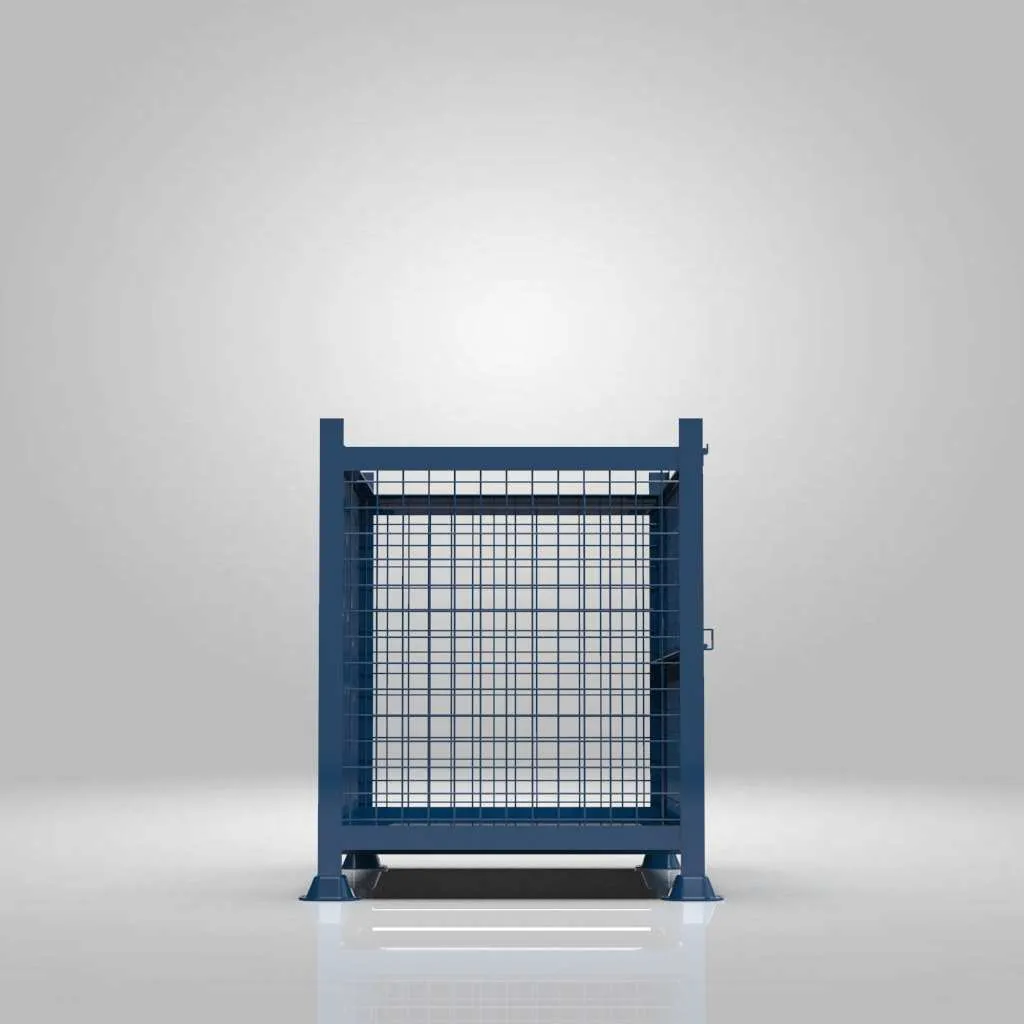 Load King Mesh Stillage with Half Drop Front view 5