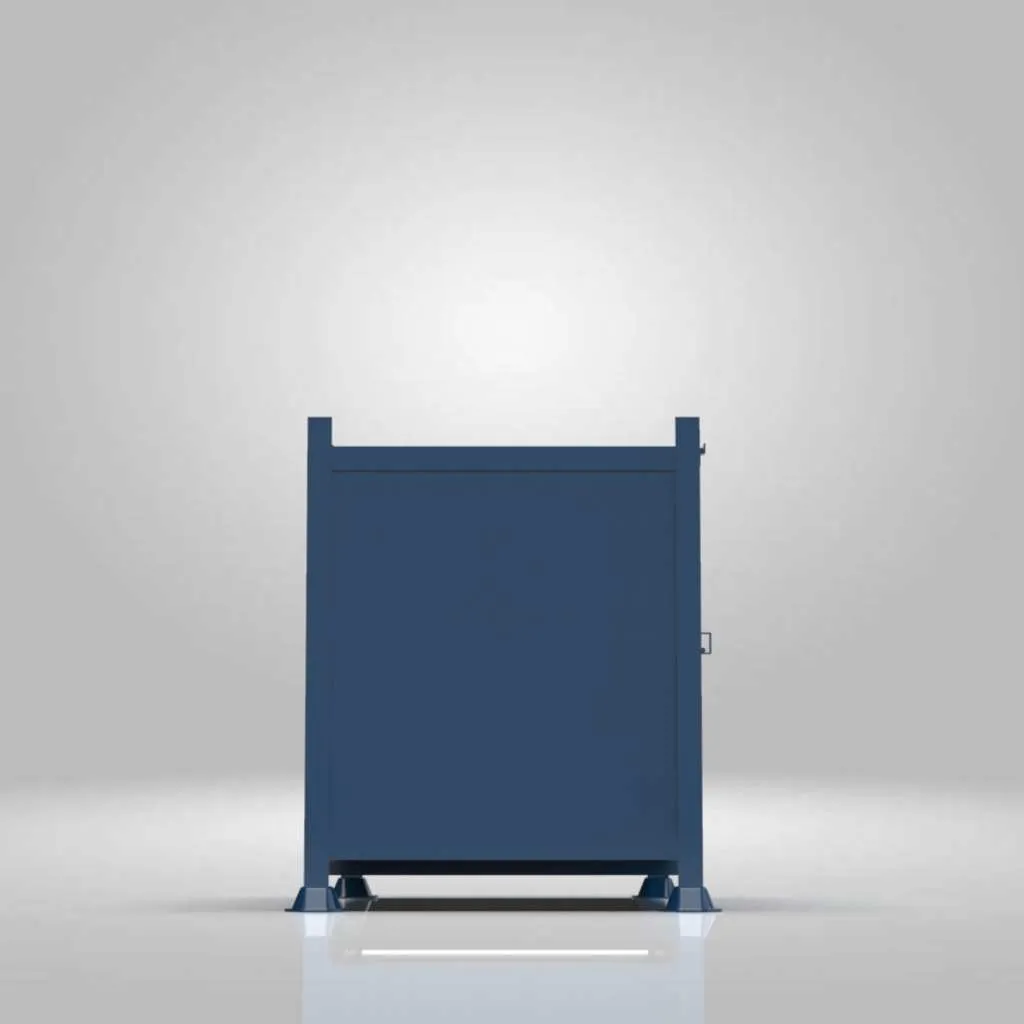 Load King Half Drop Front Sheeted Metal Stillage view 5