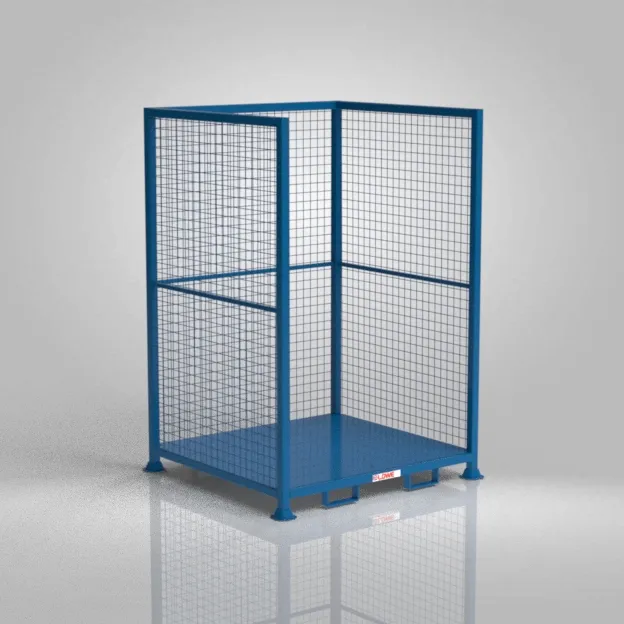 Tall Open Fronted Mesh Stillage view 2