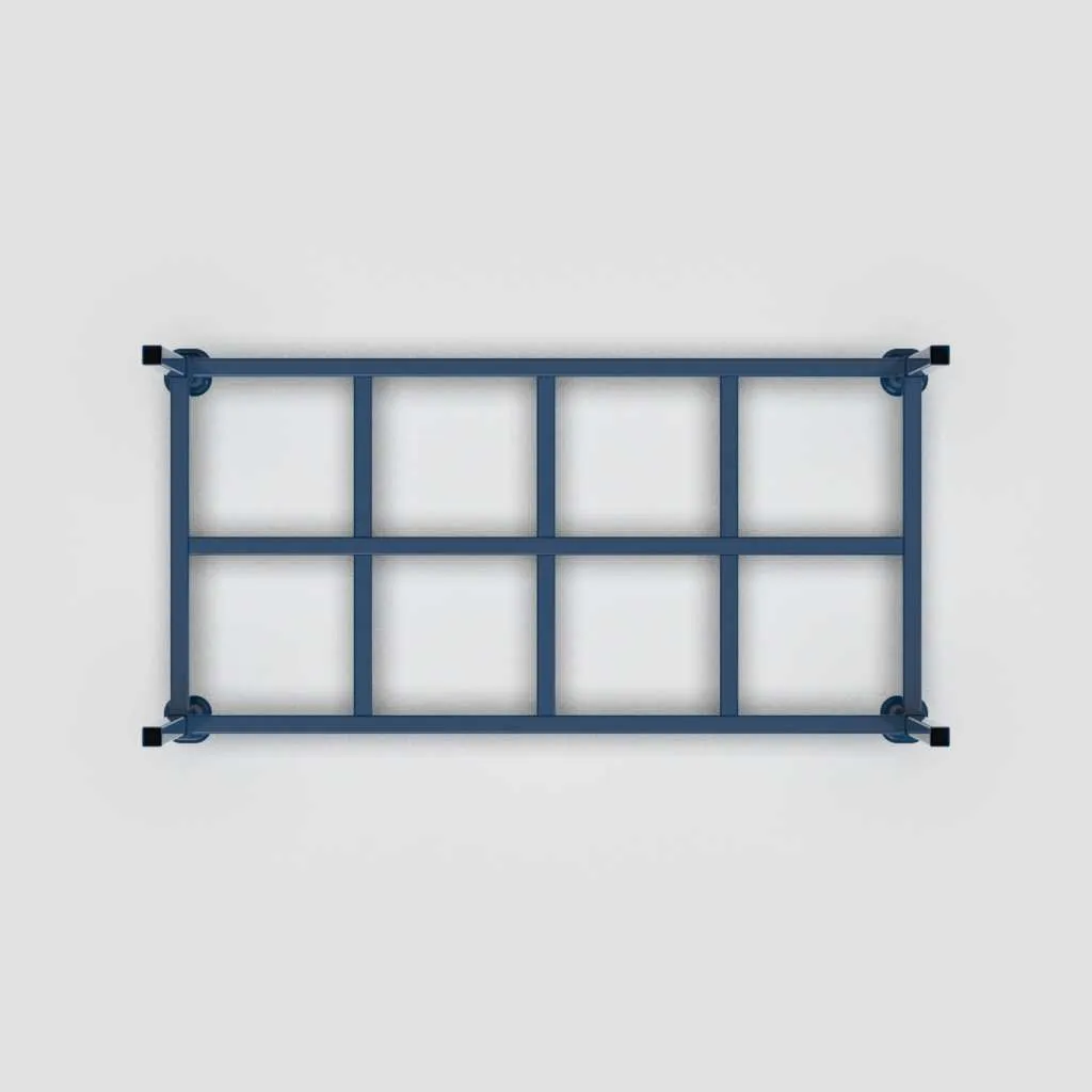 Load King Metal Post Pallet with Removable Posts Open Base view 5