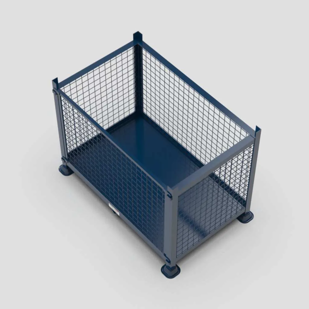 Load King Mesh Stillage with Removable Front view 2