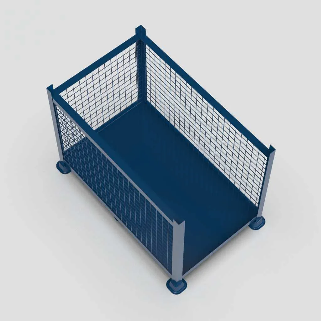 Load King Open Side Mesh Stillage view 2