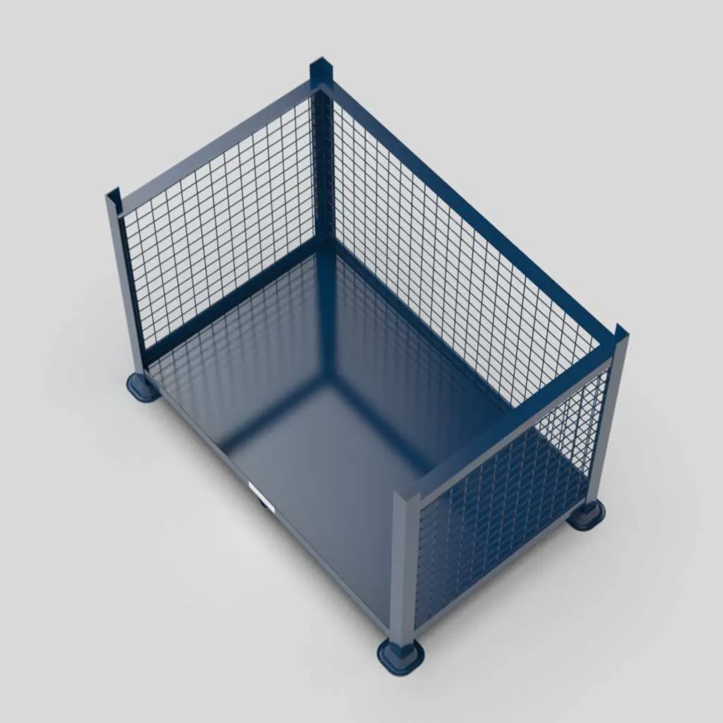 Load King Open Fronted Mesh Stillage view 6
