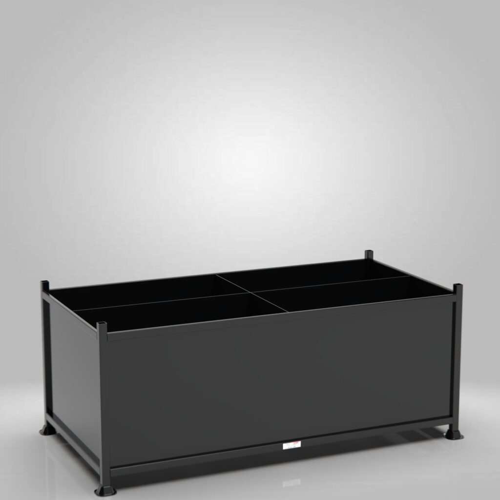 CE Marked Solid Metal Stillage with Removable Internal Partitions Lowe