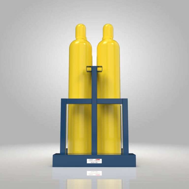CE / UKCA Certified Forklift Gas Bottle Handler 4 Bottles Lowe