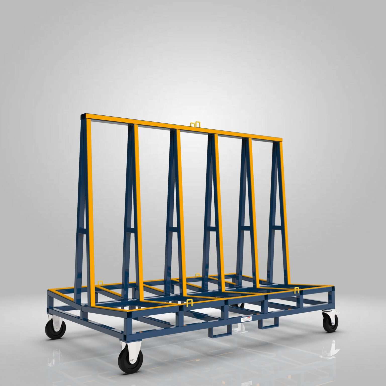 CE / UKCA Certified A Frame Trolley with Timber Dunnage Lowe