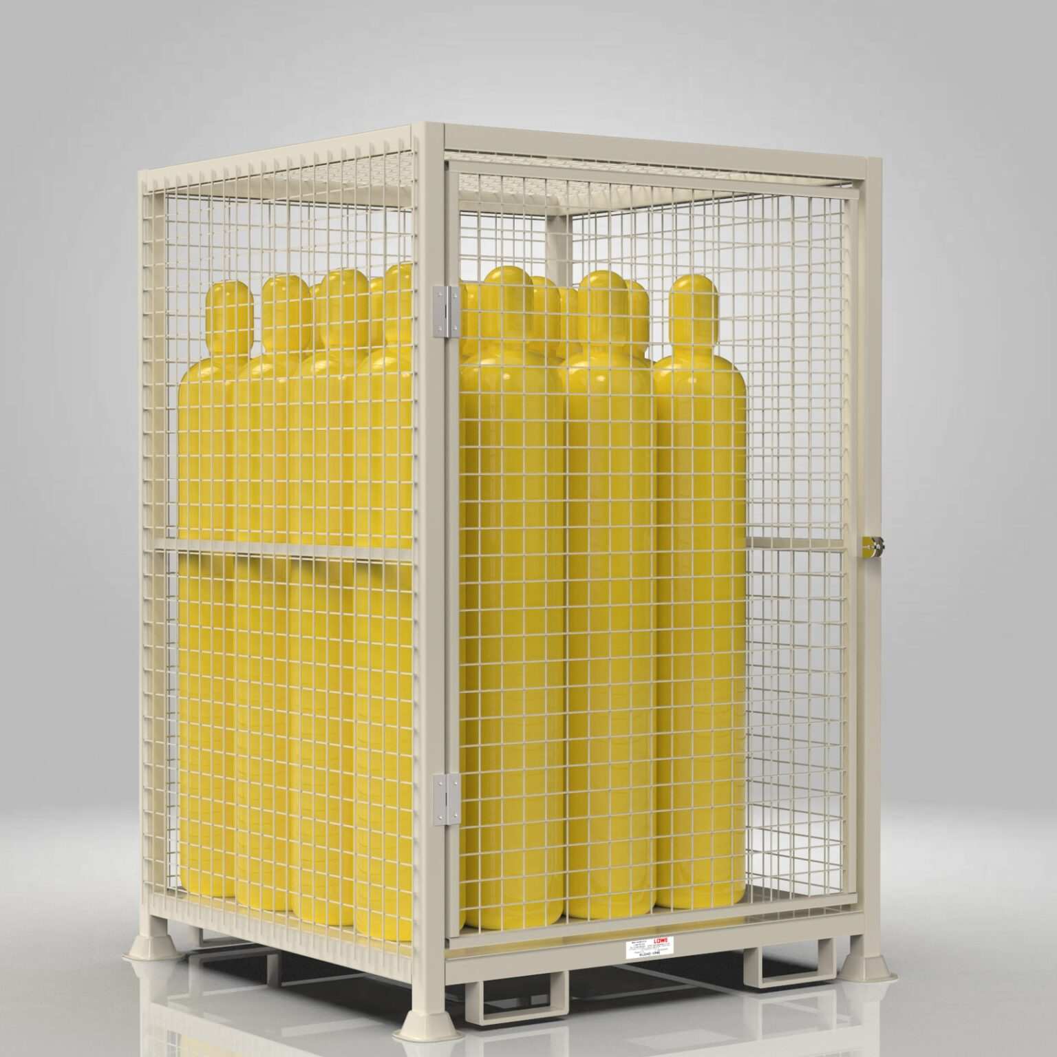 CE / UKCA Certified Gas Bottle Safety Cage Lowe