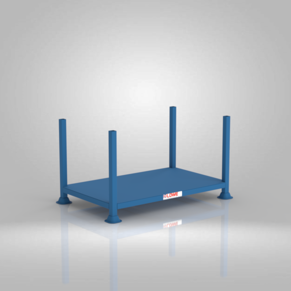 Load King Metal Post Pallet with Solid Base