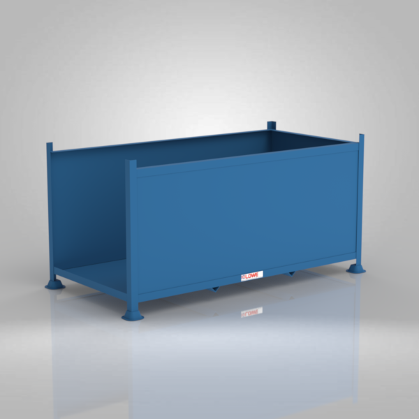 Load King Open-Sided Sheeted Metal Stillage