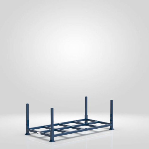 Load King Metal Post Pallet with Removable Posts Open Base