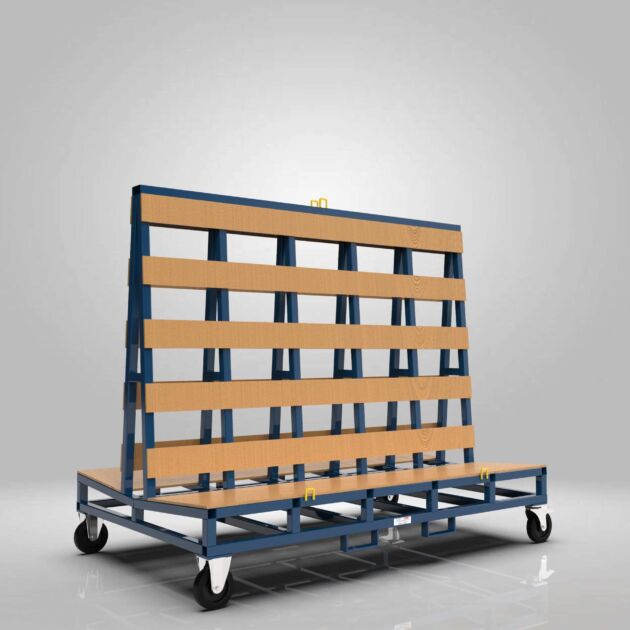 Load King A Frame Trolley with Timber Dunnage