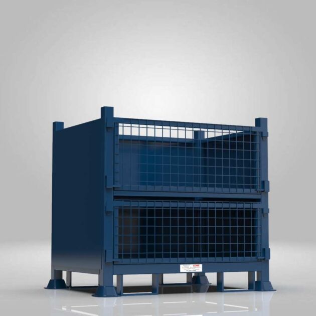 Double Drop Front Metal Stillage (Double Decker)