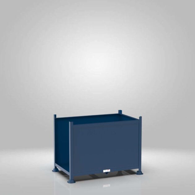Load King Open-Sided Sheeted Metal Stillage