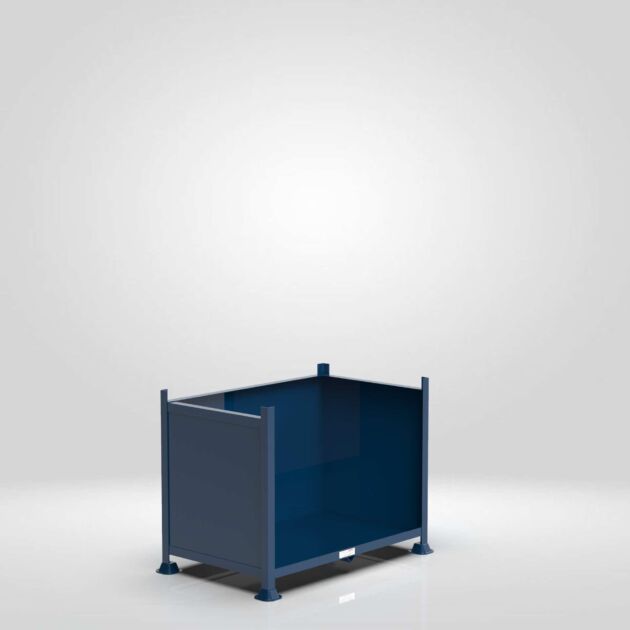 Load King Open Front Sheeted Metal Stillage