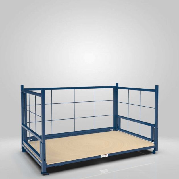 Heavy Duty Short Collapsible Warehouse Trolley