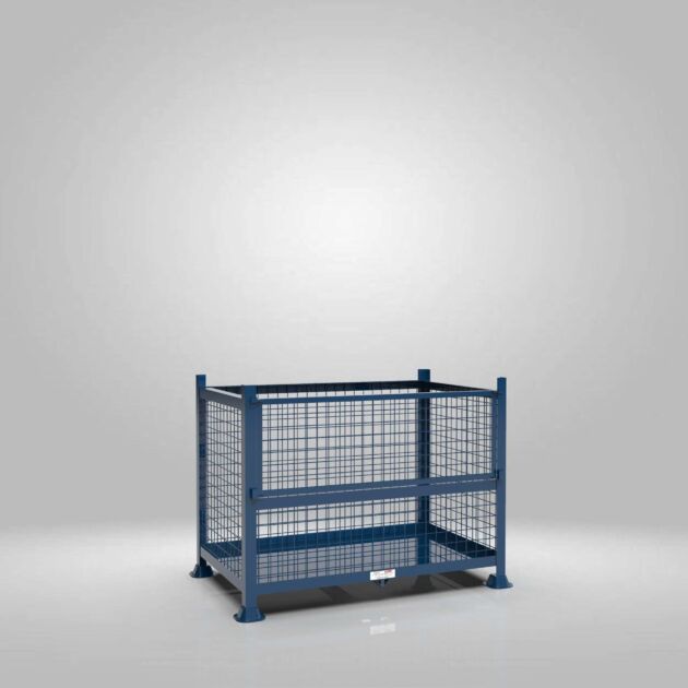 Load King Mesh Stillage with Half Drop Front