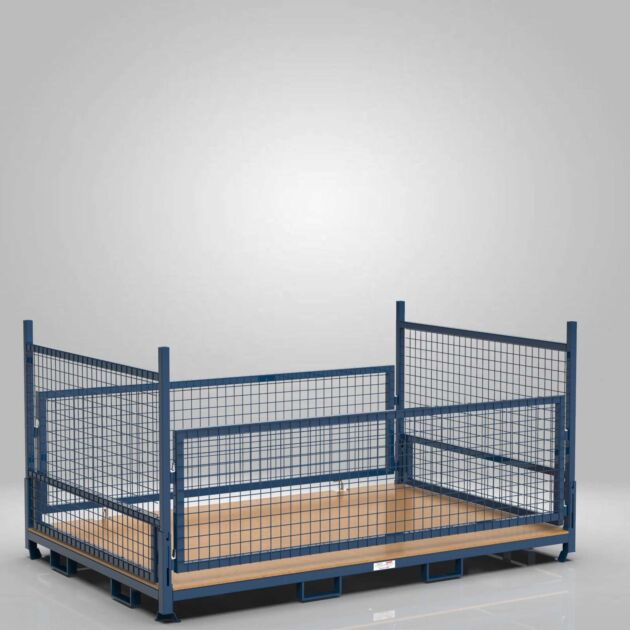 Collapsible Metal Pallet 2400 x 1600 x 1250