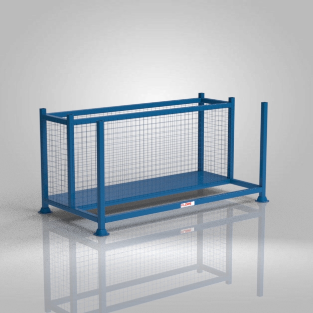 Combined Post Pallet/Storage Cage