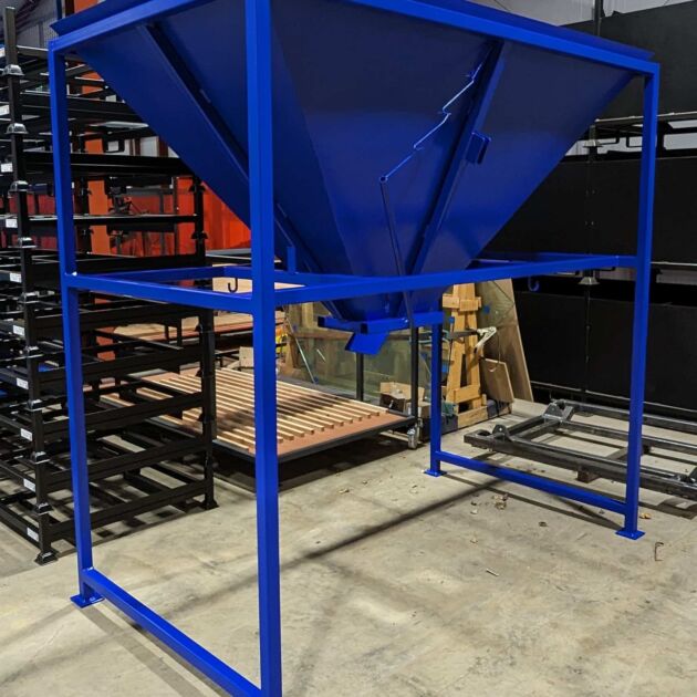 Controlled Flow Bagging Hopper